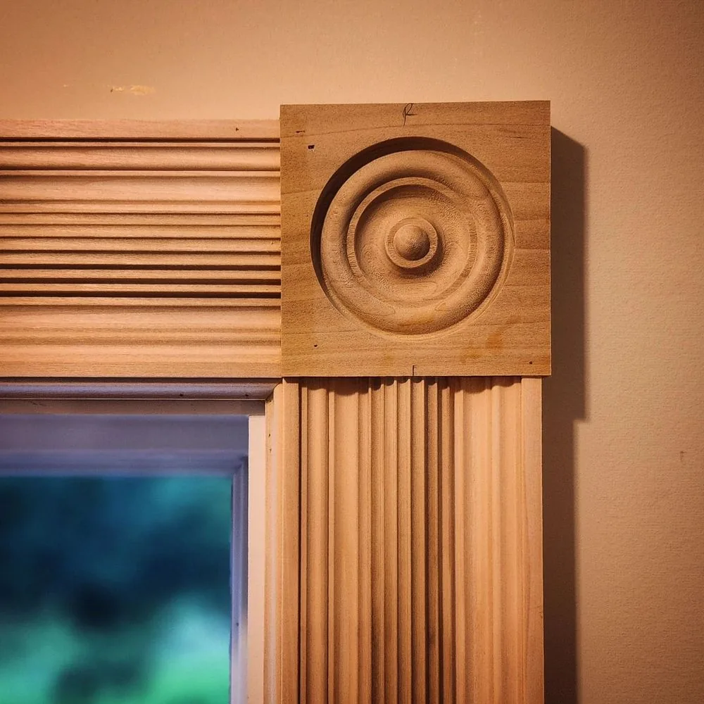 Exterior column base detail